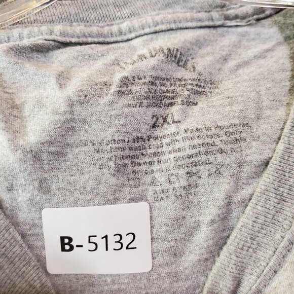 Jack‎ Daniel Men Shirt 2XL Gray Sour Mash Whiskey Graphic Short Sleeve Crew Neck - Picture 8 of 8